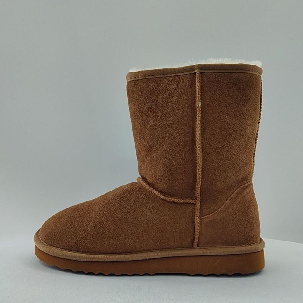 Quince Women Australian Shearling Mid-Calf Boot Pecan Shoes 9